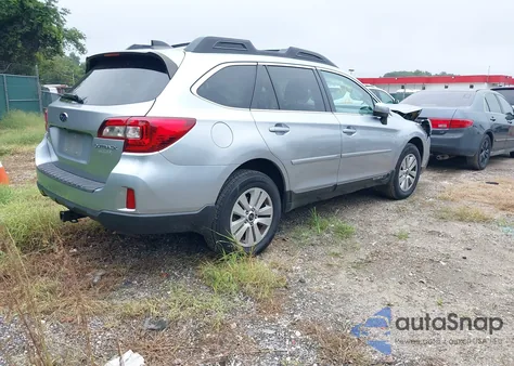 2017 Subaru Outback 2.5I Premium из США, поврежденный, VIN 4S4BSADC6H3242259